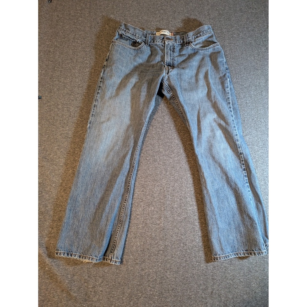 Vintage Levi's Men's Jeans 527 36x30‎ Low Bootcut Whiskers Y2K Grunge